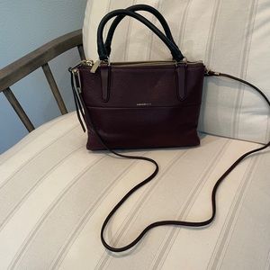 Coach Crossbody Oxblood/Black